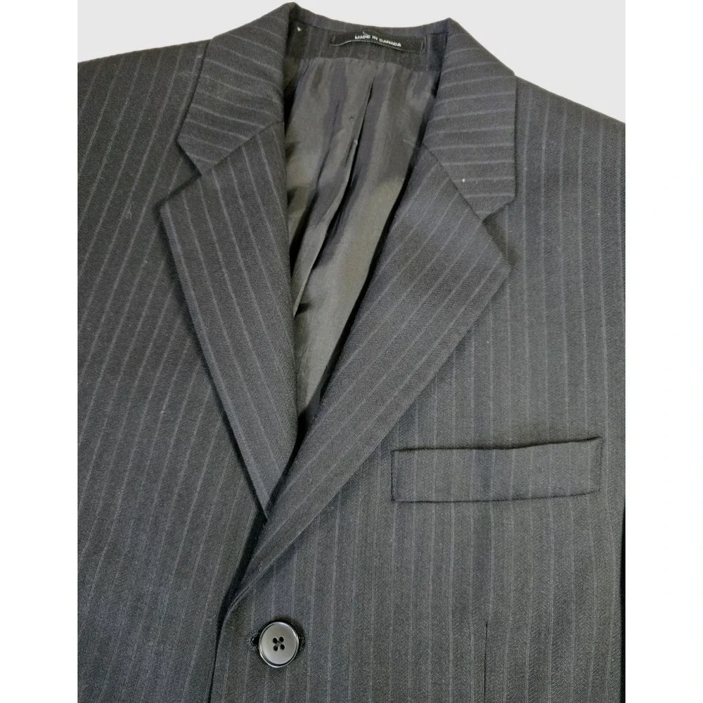 DKNY Mens Suit Jacket Pinstripe  36R